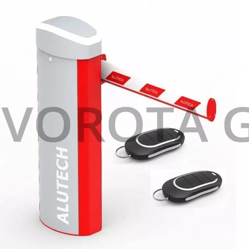 Автоматический шлагбаум Alutech серый